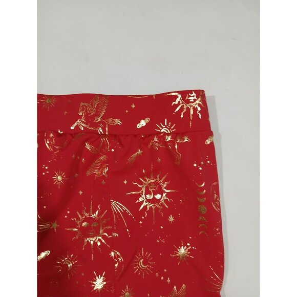 Torrid Retro Chic Ultra High Rise 3.5 Inch Swim Shorts Size 2 2X Red Celestial - Picture 4 of 9